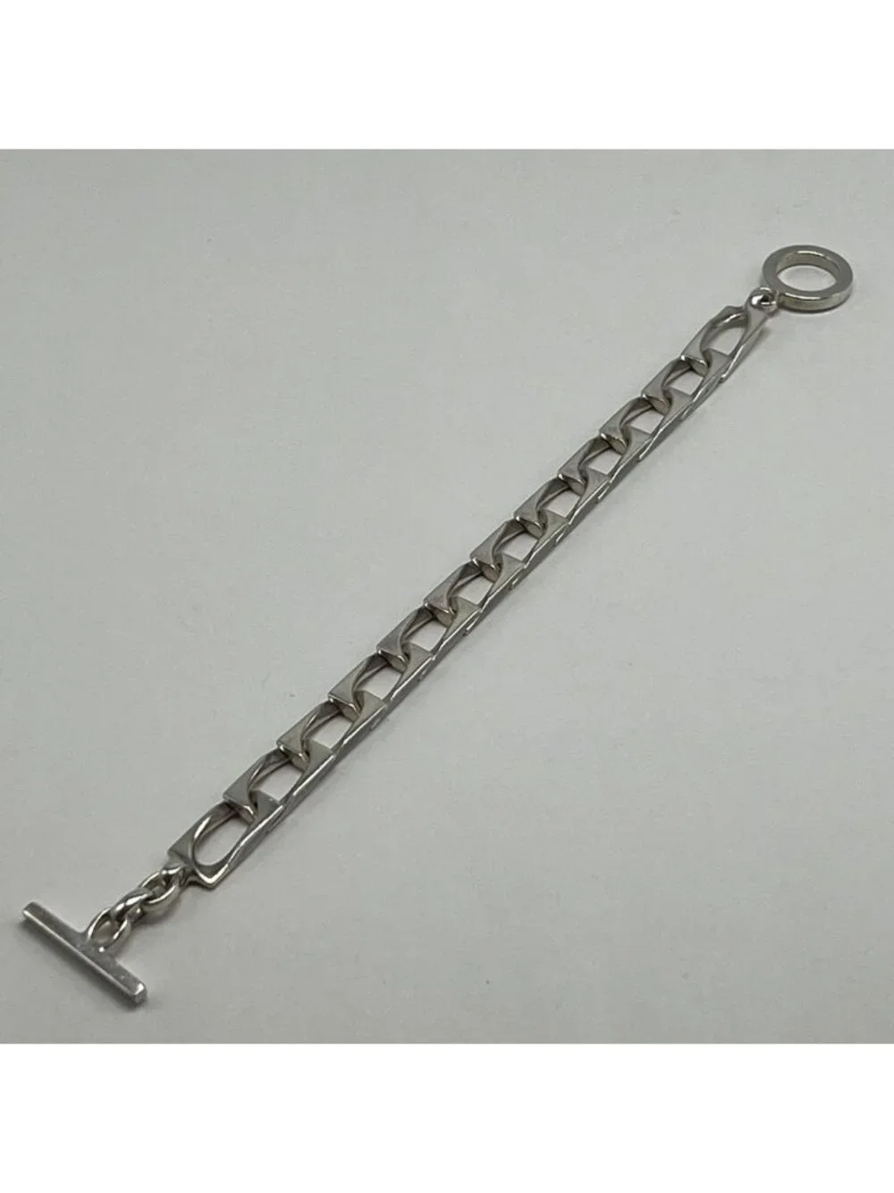 Gucci Vintage Figaro Bracelet Silver